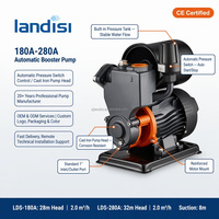 Penjualan Langsung Pabrik Pompa Booster Listrik Cerdas Otomatis Start Stop 1.5 HP untuk Pemanasan Air Bersih dan Pemompaan Air Sumur