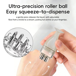 Hair Scalp Oil Applicator Mini Comb 1-5ML Essence Hair Growth Fluid Ball Scalp <b>Massager</b> Brush for Hair Growth - Product Image 3