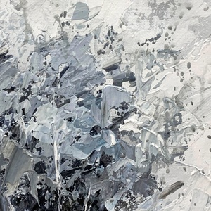 100% toile de <span class=keywords><strong>paysage</strong></span> moderne de haute qualité peinte à la main en <span class=keywords><strong>noir</strong></span> <span class=keywords><strong>et</strong></span> <span class=keywords><strong>blanc</strong></span> pour la décoration de la maison - Product Image 6