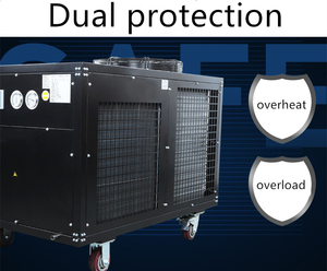 Industrial Portable Free Installation Foot Standing Air Cooler Air Conditioner 15300BTU 4.5KW 8L for Factory - Product Image 5