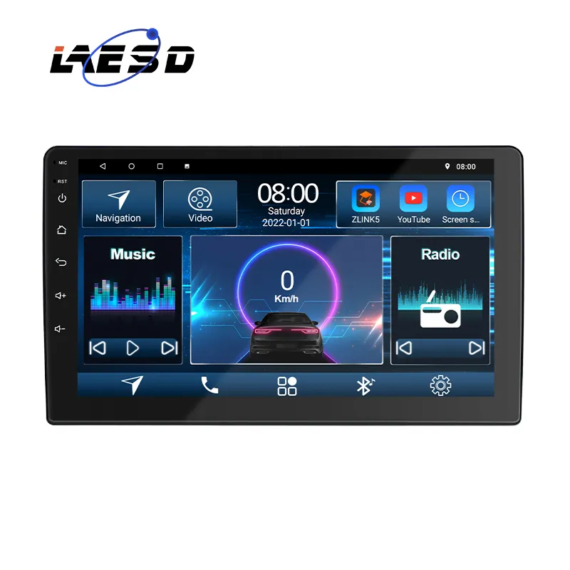 Double-DIN Car Stereo  Wireless CarPlay  Android Auto  9 inch Touch Screen in-Dash GPS 4G Sim Card  WiFi/BT/USB Tethering