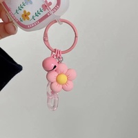 2024 prix de gros pas cher étui avec porte-clés rose jingle porte-clés avec jingle rose pour airpad 3
