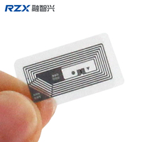 Mini Etiqueta NFC RFID de 13.56MHz, Chip Inlay Resistente al Agua para Sistemas de Control de Acceso y Pago