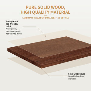 OKKPETS mangkuk keramik binatang piaraan, mangkuk air makanan anjing kucing dengan dudukan kayu antiselip keramik untuk anjing - Product Image 4