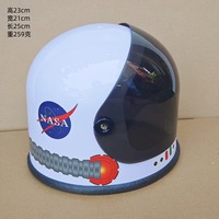 Casque d'astronaute et casque de pompier en plastique pour enfants, accessoires de jeu pour scène et fêtes