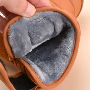 Hàn Quốc Phong cách ấm áp trẻ em tuyết khởi động cho mùa đông Sản phẩm mới với ren lót mềm Đế giày với thoải mái Velcro dây đai - Product Image 4