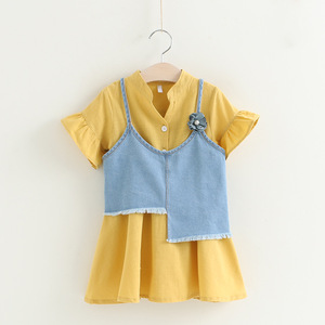 Ropa para Niñas, Vestido con Volantes, Conjunto de Ropa para Niña de Tienda en Línea - Product Image 1