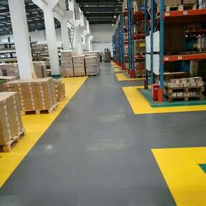 Revêtement de sol en PVC absorbant les chocs, de qualité supérieure et à <span class=keywords><strong>prix</strong></span> de gros, pour garage et abri, installation par clic, antidérapant - Product Image 5