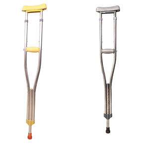 Aleación de aluminio Ligero Durable Axilar Bastón Médico Portátil Cómodo Ajustable Axilar - Product Image 4