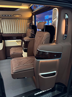 Kit intérieur VIP Mocha Brown Vito V250 V300 W447, écran de séparation, bar dissimulé, sièges, tables pliantes, équipement de sol de yacht