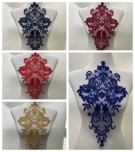 Usine Directe Dentelle Garniture Accessoires Robe De Mariée <span class=keywords><strong>Décolleté</strong></span> Dentelle Applique <span class=keywords><strong>Voile</strong></span> Patch DIY - Product Image 6