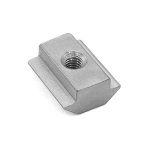 Din Standard M4/M5/M6 Fente de fixation rapide 8 Écrou coulissant en acier au carbone M5 zingué pour profilés à rainure en T - Product Image 3