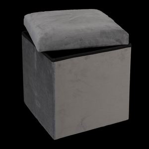 Modern <b>Stool</b> Living Room Furniture <b>Storage</b> Box Fabric Stainless Steel Bamboo Highest Quality Sample Available <b>Stools</b> Counter - Product Image 1