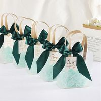 Sac fourre-tout transparent pour cadeaux, emballage en PP PVC, pochette transparente pour bonbons, fête d'anniversaire, baptême, mariage, boîtes à dragées pour invités
