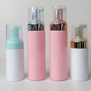 Empty Foam <b>Bottle</b> Hot Seller PP <b>Bottles</b> Luxury Black Customized logo Face Clean Plastic Foam <b>Pump</b> <b>Bottles</b> - Product Image 3