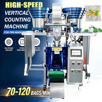 Machine d'emballage automatique de capsules, machine d'emballage de boulons, clous, vis, tablettes, accessoires métalliques et plastiques, machine de comptage et d'emballage