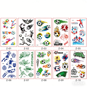 Pegatinas de Tatuajes Temporales DAMAI para Eventos Deportivos y Fiestas, Calcomanías Desechables de Arte Corporal con Transferencia de Agua para Maratón, Juegos de Pelota y Decoración de Carnaval - Product Image 3