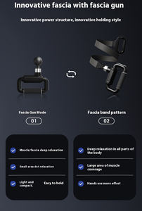 LUYAO Doppelkopf-<span class=keywords><strong>Massage</strong></span> pistole Deep Tissue Percussion Massager Elektrisches Muskel entspannungs gerät zur Linderung von Schulter schmerzen im Nacken - Product Image 2