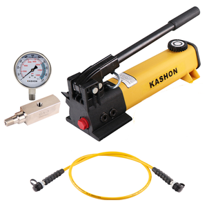 Juego completo de bomba manual hidráulica de dos velocidades con mismo diseño <span class=keywords><strong>ENERPAC</strong></span>, juego de bomba manual con mangueras - Product Image 2