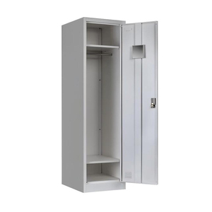 Modern Single Door Storage Locker <strong>Wardrobe</strong> Guangzhou Metal's Tall <strong>Thin</strong> Lockable Unit for Gym Hospital Supermarket Hotel Workshop - Product Image 2
