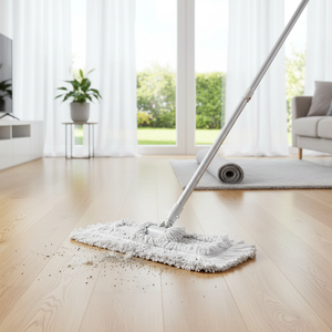 Mopa para Polvo Gizmop de 40 cm, con Bucle de Algodón, Tela de Poliéster, Antibacteriana, Reutilizable, Sostenible, Duradera, Más de 20 000 Usos, Autoescurrible - Product Image 3