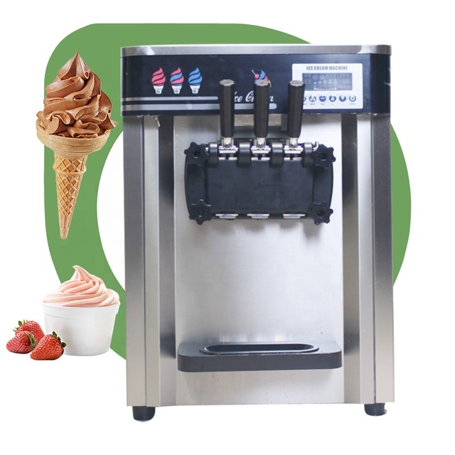 Automatic Soft Icecream Machine Make Origin Price Express Table Top Soft Service Ice Cream Machine