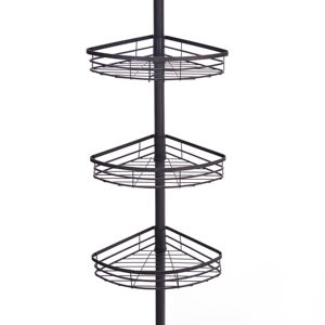 رف زاوية بدون حفر للاستحمام، رف تخزين جانبي للحمام، حامل أدوات للمرحاض - Product Image 2