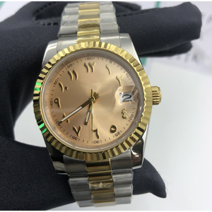 Luxury Men's Arabic Automatic Self-Winding <b>Mechanical</b> <b>Watch</b> with NH35 Movement Daily Wristwatch Featuring Stainless Steel Strap - Product Image 3