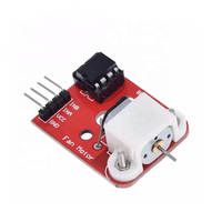 Modul Sensor Kipas Bertenaga Motor L9110 untuk Robot Pemadam Kebakaran Papan Pengembangan Mikrokomputer Satu Chip Pemasangan Standar