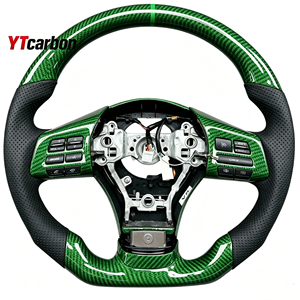 Volant de course sport personnalisé en fibre de carbone véritable YTcarbon pour Legacy STI WRX 13-14 JDM, pièces automobiles, accessoires de voiture - Product Image 4