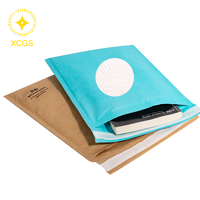 Enveloppes d'expédition en papier kraft alvéolé personnalisées, sacs à bulles rembourrés pour vêtements biodégradables, vente en gros
