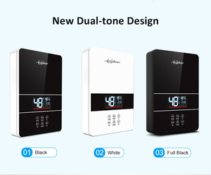 Chauffe-eau électrique instantané multipoint 6000W avec boîtier en plastique, affichage de la température LED contrôlé par application pour une utilisation dans toute la maison et les hôtels - Product Image 4