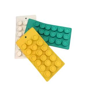 18-Cavity Modern Round Silicone Custom Chocolate Baking <b>Mold</b> with Hanging Hole for <b>Cake</b> Tools - Product Image 3