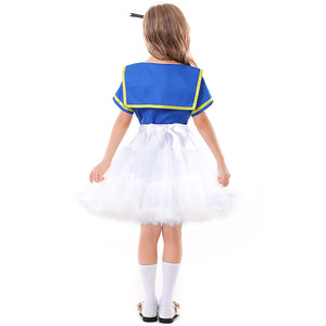 Halloween Cosplay Dress Up Set ragazzi ragazze Navy Outfit Suit bambini costumi <span class=keywords><strong>da</strong></span> marinaio - Product Image 2