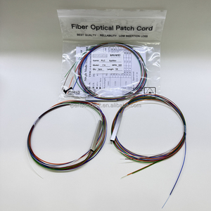 Cable de Fibra Óptica sin Conector, Divisor PLC Monomodo 1x4 SM, 1M de Longitud, Cable Interior G657A1, Divisor Óptico - Product Image 1