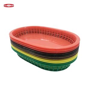 Stackable Oval Fast Food <b>Baskets</b> PP Material for Restaurant & Foodservice Serving French <b>Fries</b> & More - Product Image 2