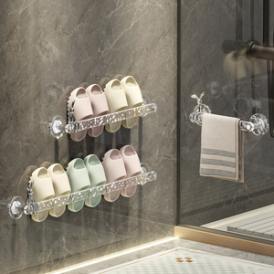 Hot Sale High Quality <b>Wall</b> <b>Mounted</b> <b>Shoes</b> Organizer bar Rack Nail Free Behind Door Bathroom <b>Shoes</b> <b>Storage</b> Rack - Product Image 3