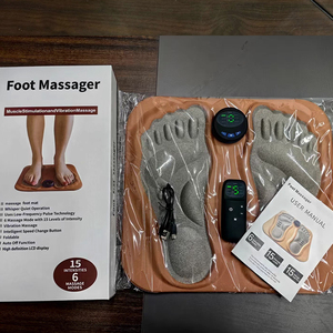 Alas Pijat Kaki untuk Neuropati, Alas Stimulator Kaki TENS untuk Wanita & Pria, Stimulator Bantalan Kaki NMES Portabel - Product Image 5