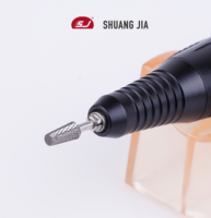 SHUANGJIA accessoires de manucure électrique professionnels 5mm haute qualité carbure foret à ongles sécurité moteur sans balais pour enlever