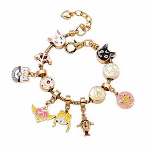 Pulsera de dijes para mujer con diseño de libélula de <span class=keywords><strong>puerta</strong></span> <span class=keywords><strong>secreta</strong></span> de anime, llave negra, accesorios DIY personalizados, forma irregular, moderna, para aniversario - Product Image 1