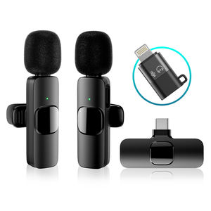 Apexel Micrófono Inalámbrico Solapa Mini Portátil Lavaliere Micrófono Estudio de Grabación Micrófono - Product Image 1