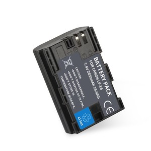 Batería de cámara para <span class=keywords><strong>Canon</strong></span> 5D <span class=keywords><strong>Mark</strong></span> II <span class=keywords><strong>III</strong></span> 7D 60D, 60D, <span class=keywords><strong>6D</strong></span>, 7D, cámaras DSLR 7D 7,4 V 2200mAh, reemplazo de iones de litio, reemplazo de la batería de la Cámara de la batería del automóvil - Product Image 3