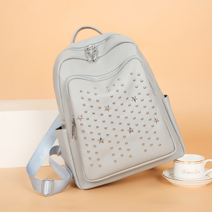 Sac à dos tendance pour femme en PU. Sac à main de luxe de haute qualité, de créateur. Convient à un usage quotidien.6644 - Product Image 2