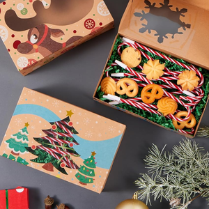 <span class=keywords><strong>2025</strong></span> Giáng Sinh Kraft Giấy Đóng Gói Hộp Quà Tặng Cho Bánh Cupcake Cookie Kẹo Sô Cô La Thân Thiện Với Môi Bao Bì Hộp Với Cửa Sổ - Product Image 5