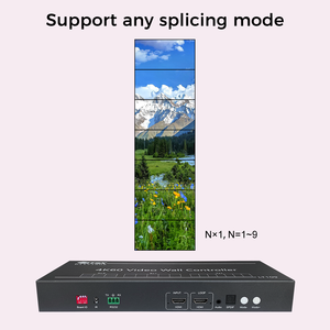 Contrôleur HDMI FPGA à faible latence 4K60, 9 canaux, prise en charge 1080P 60Hz, modes de fusion 1x6, 3x3, 4x1, 2x4, contrôleur de mur vidéo, FCC CE - Product Image 1
