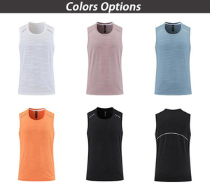 เสื้อกล้ามแขนกุดแห้งเร็วสำหรับผู้ชายเสื้อกล้ามเล่นบาสเก็ตบอลสำหรับออกกำลังกายกล้ามเนื้อ - Product Image 2