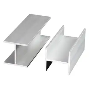 Aleación de aluminio H Beam Perfiles de aluminio H para construcción