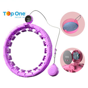 Top One adultos Digital mujeres Fitness temporizador multifuncional chica gimnasio equipo contador Smart Link ponderado Hula Circle Hoop - Product Image 2