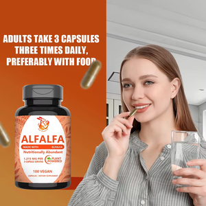 Cápsulas Herbales de Hoja de Alfalfa OEM ODM, Bienestar General, Apoyo a la Salud Digestiva para Adultos, Grado Alimenticio 100 - Product Image 4