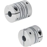 Accouplement de poutre parallèle flexible à couple élevé sans jeu, accouplement d'encodeur en aluminium, accouplement d'imprimante 3D, 10 mm à 28 mm